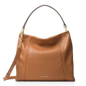 Michael Kors Lex Leather Convertible Hobo Bag NWT